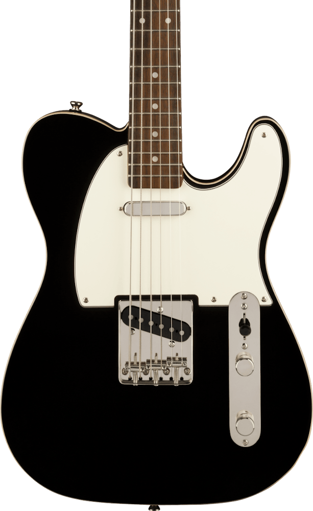 Squier Classic Vibe Baritone Custom Telecaster Electric Guitar in Black