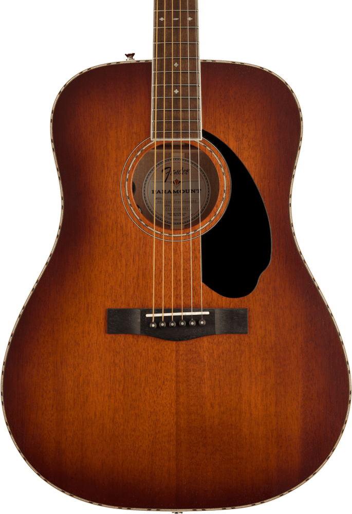 Fender PD-220E Dreadnought Electro Acoustic Guitar in Aged Cognac Burst