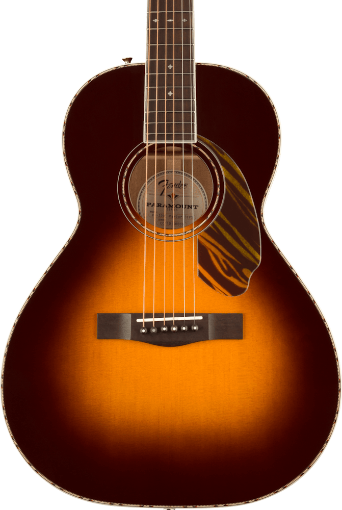 Fender PS-220E Parlour Electro Acoustic Guitar in 3 Colour Vintage Sunburst
