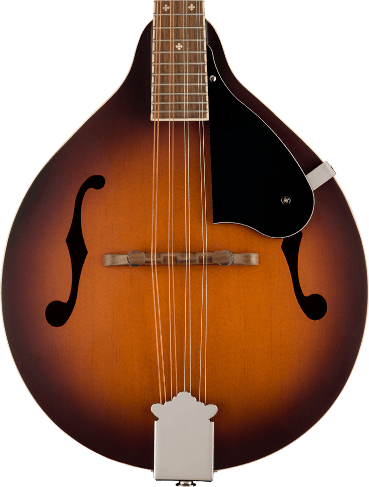 Fender PM-180E Mandolin Walnut Fingerboard in Aged Cognac Burst