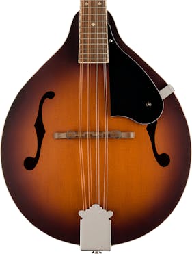 Fender PM-180E Mandolin Walnut Fingerboard in Aged Cognac Burst