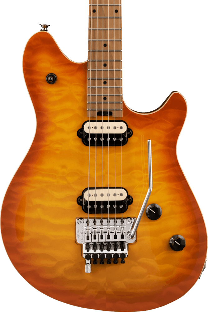 EVH Wolfgang Special QM Electric Guitar in Solar