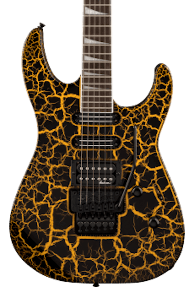Jackson X Series Soloist SL3X DX in Yellow Crackle
