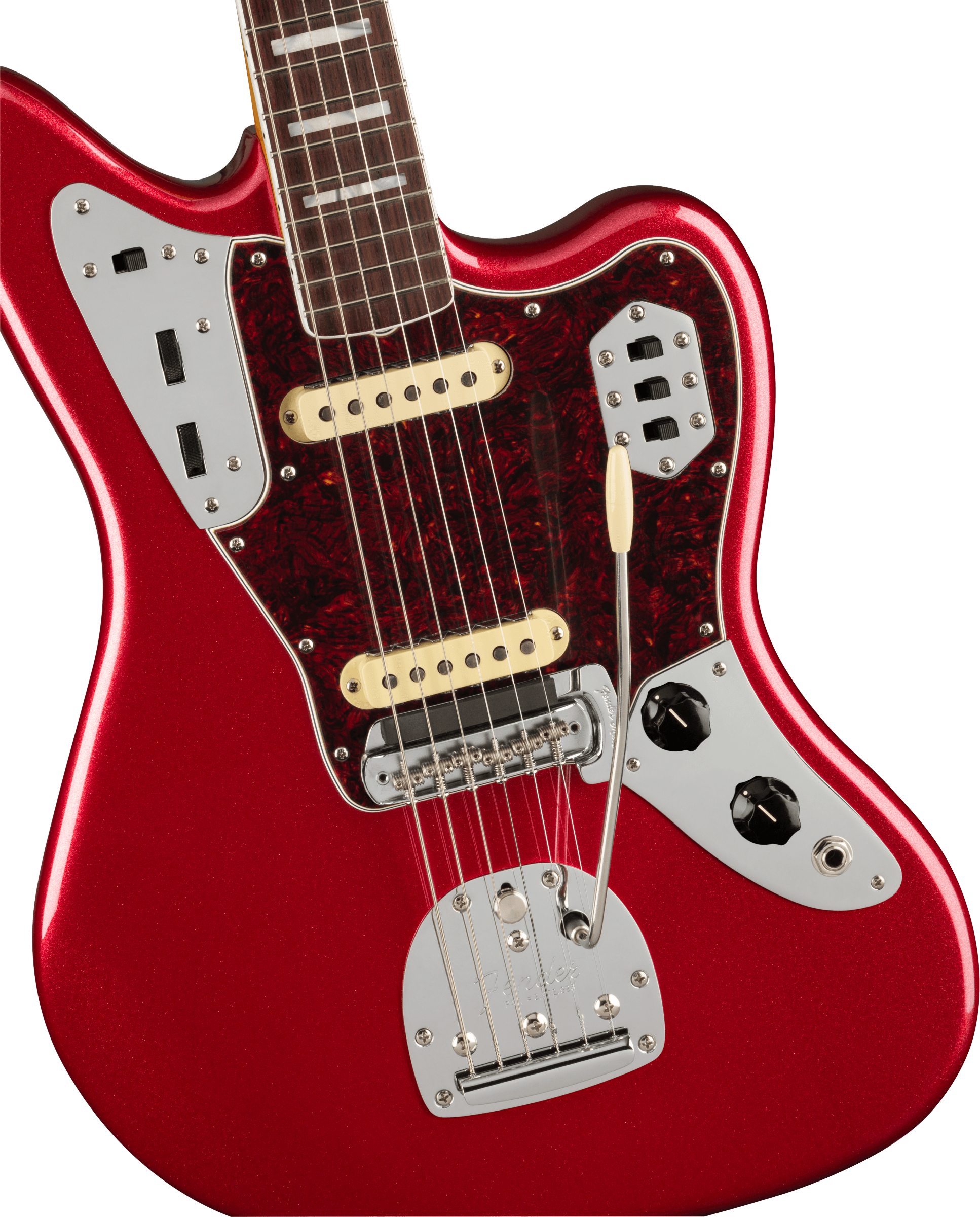 cherry red fender jaguar