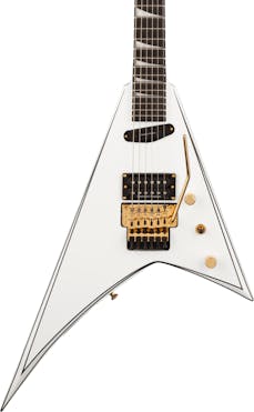 Jackson Concept Series Rhoads RR24 HS Electric Guitar in White with Black Pinstripes