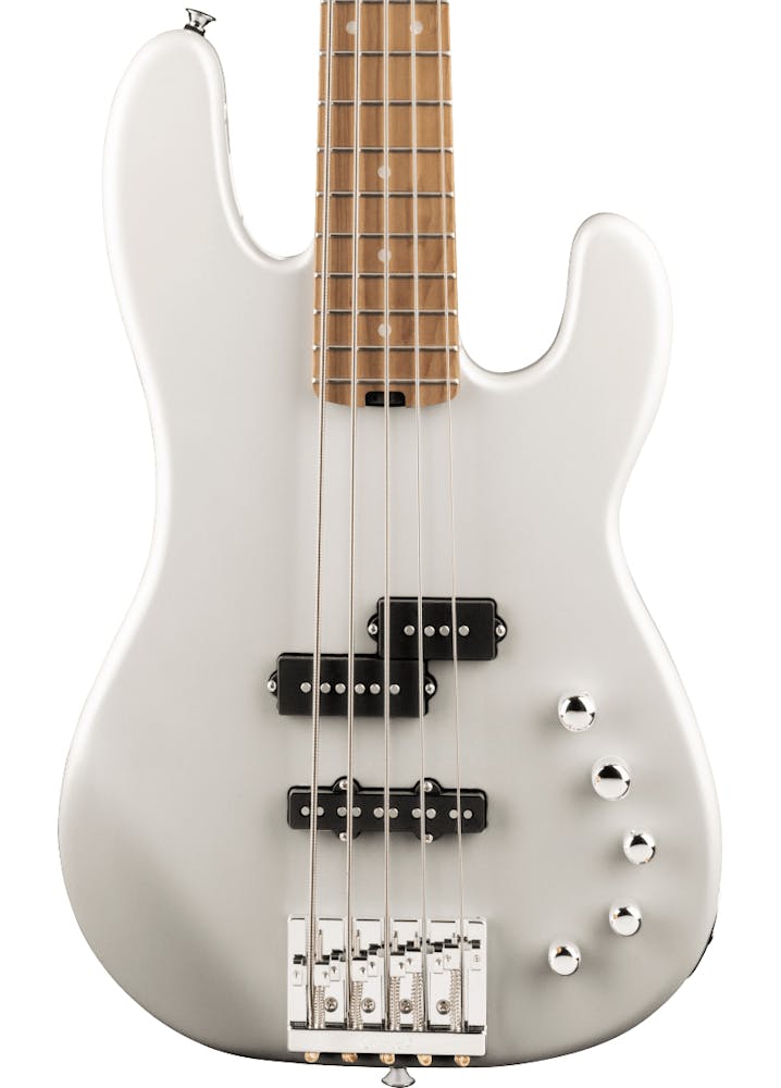 Charvel Pro-Mod San Dimas 5-String Bass PJ V in Platinum Pearl
