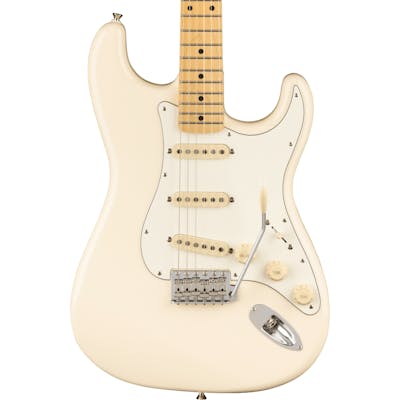 Fender JV Modified '60s Stratocaster Electric Guitar in Olympic White
