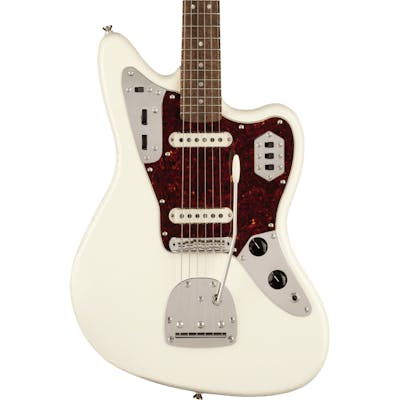 Squier FSR Classic Vibe '60s Jaguar Electric Guitar in Olympic White
