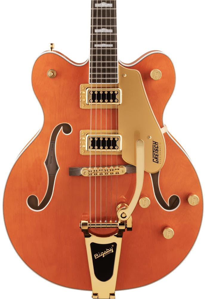 Gretsch G5422TG Electromatic Classic Hollow Body Double-Cut with Bigsby in Orange Stain