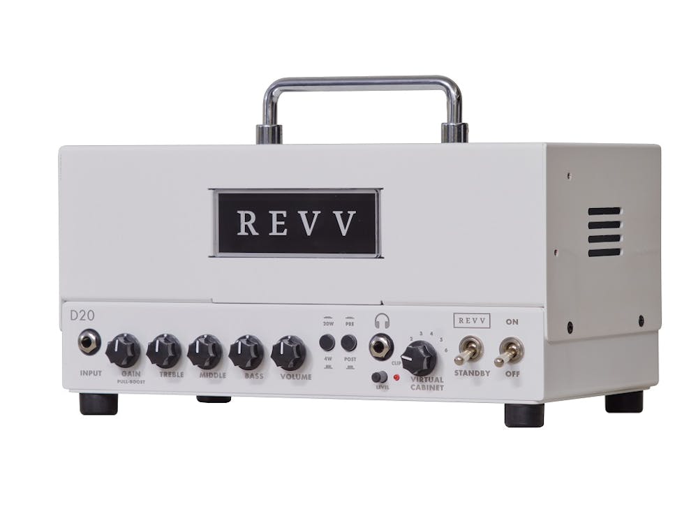 Revv D20 20w Lunchbox Tube Amp in White