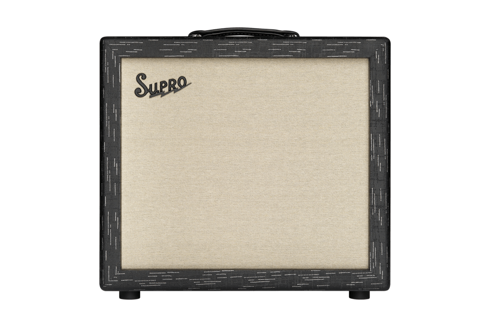 Supro Royale 50 Watt 1x12 Valve Combo Amp in Black Scandia