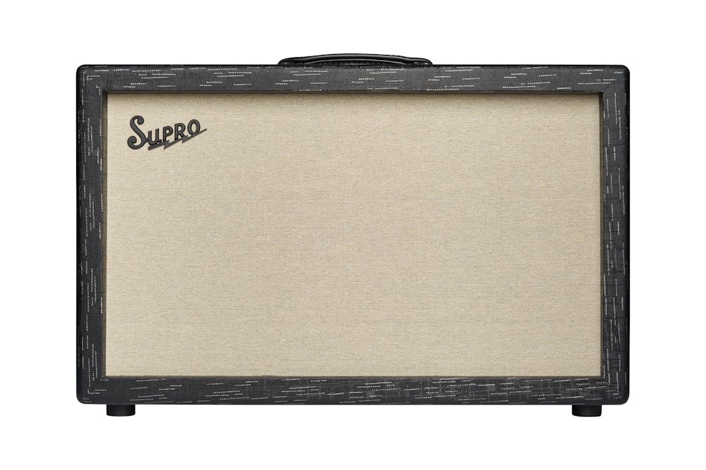 Supro Royale 50 Watt 2x12 Valve Combo Amp in Black Scandia