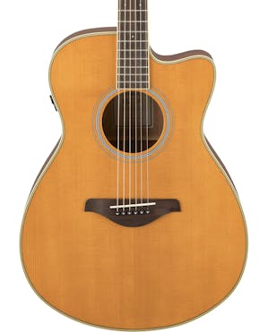 Yamaha FSC-TA TransAcoustic Cutaway Electro Acoustic Guitar in Vintage Tint