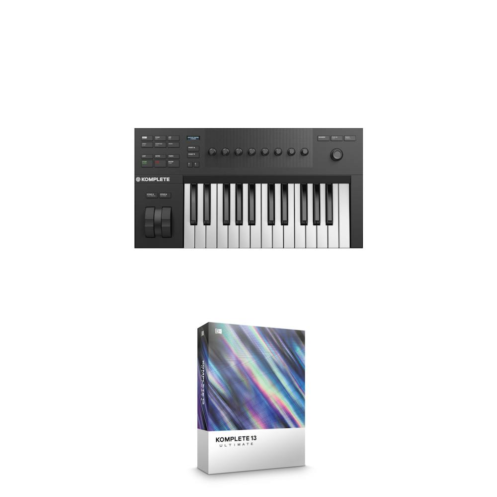 Native Instruments A25 MIDI Keyboard Bundle with Upgrade From Komplete Select to Komplete 13 Ultimate