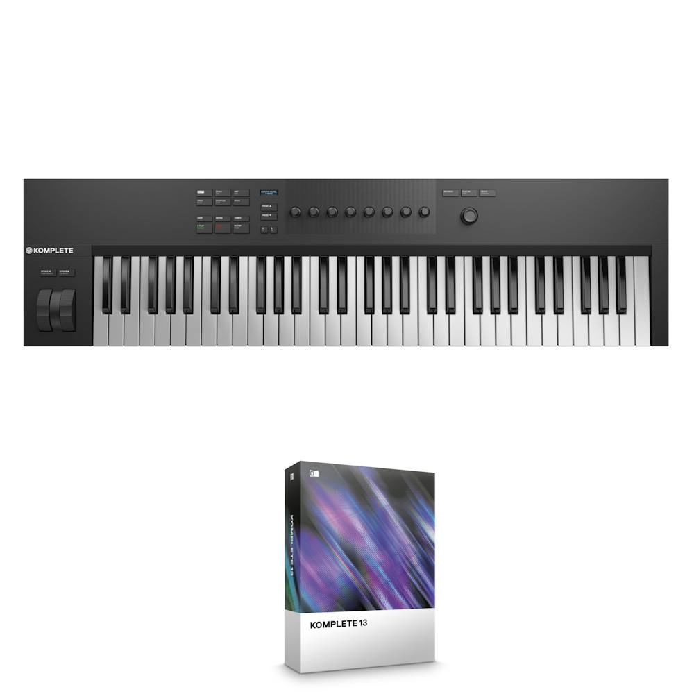 Native Instrument A61 MIDI Keyboard Bundle with Upgrade From Komplete Select to Komplete 13