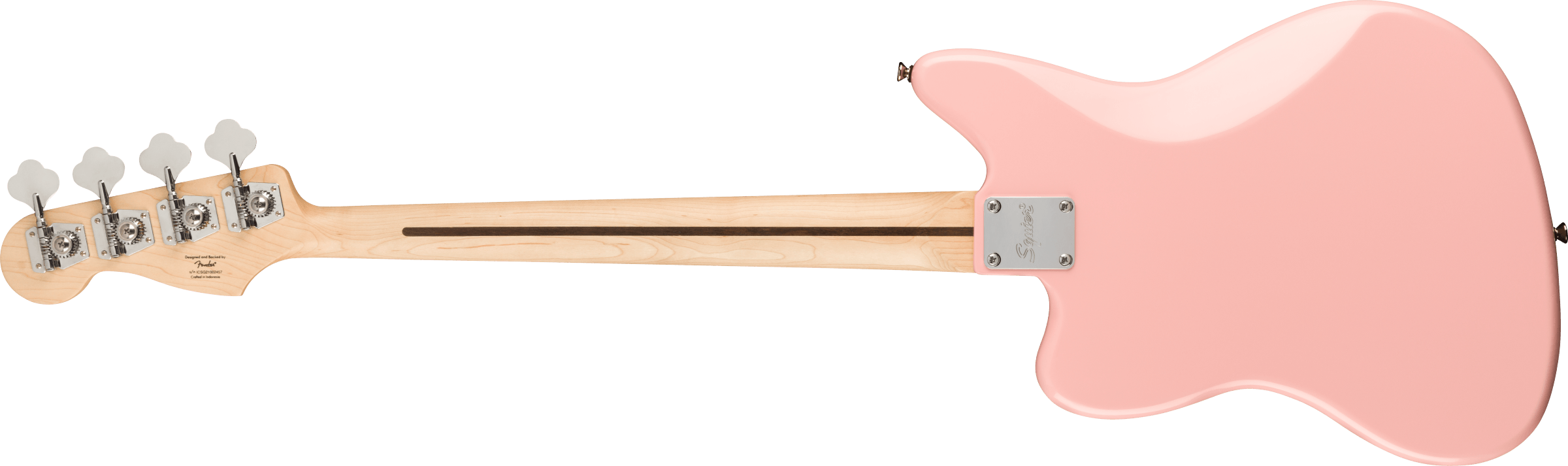 Squier FSR Affinity Jaguar Bass H in Shell Pink - Andertons Music Co.