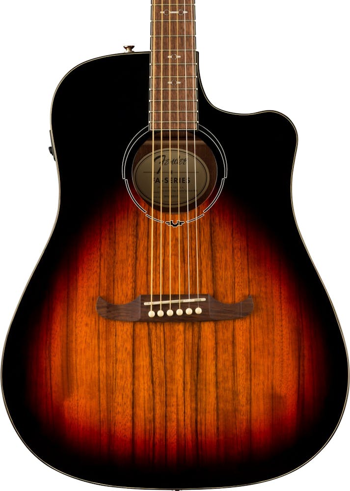 Fender Limited Edition FA-325CE Dao Exotic Electro Acoustic Guitar in 3-Tone Sunburst