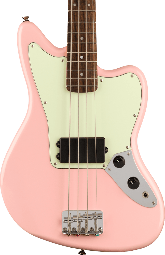 Squier FSR Affinity Jaguar Bass H in Shell Pink
