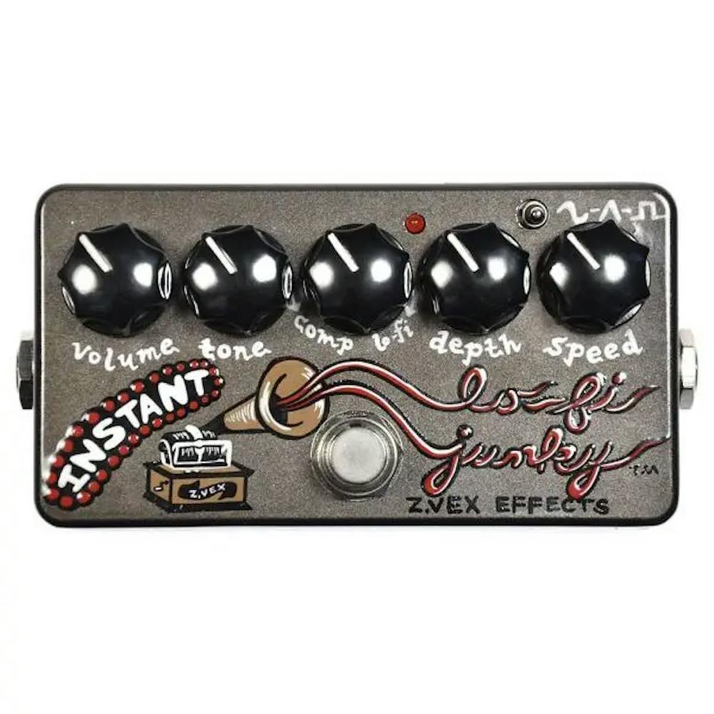 Zvex Effects Vexter Instant Lo Fi Junky USA Pedal with Hand Painted Graphics