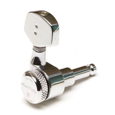 Graphtech 3+3 Ratio Contemporary Electric Locking Machine Heads in Chrome