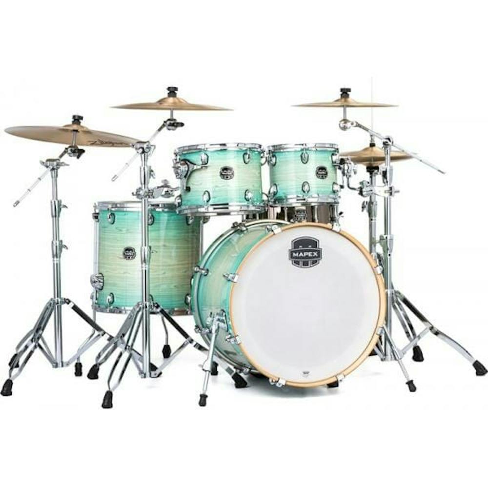 Mapex Armory Rock Fusion 5 Piece Drum Kit in High Gloss Ultra Marine