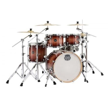 Mapex Armory Rock Fusion 5 Piece Drum Kit in Red Wood Burst