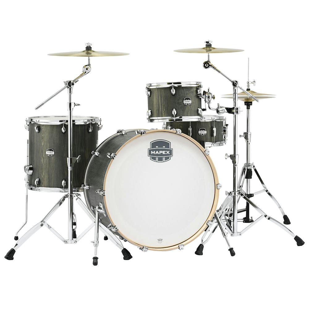 Mapex Mars Compact Shell Pack 24x16, 16x16, 12x8, 14x6.5 Snare in Dragon Wood with