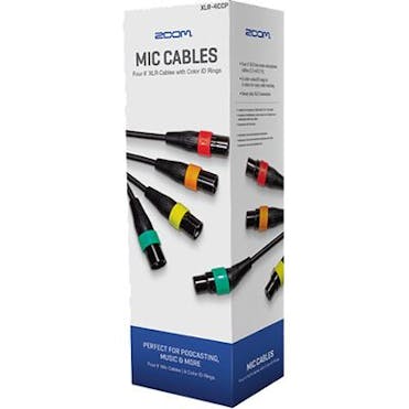 Zoom XLR Colour ID Rings for Microphones