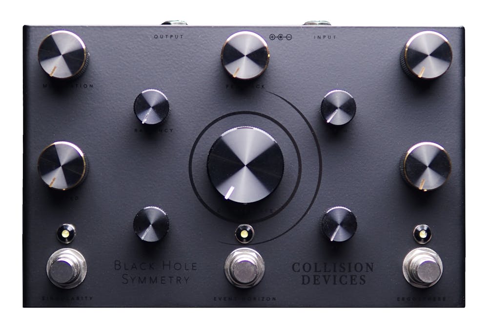 Collision Devices Limited Edition Black Hole Symmetry Delay, Reverb & Fuzz Pedal