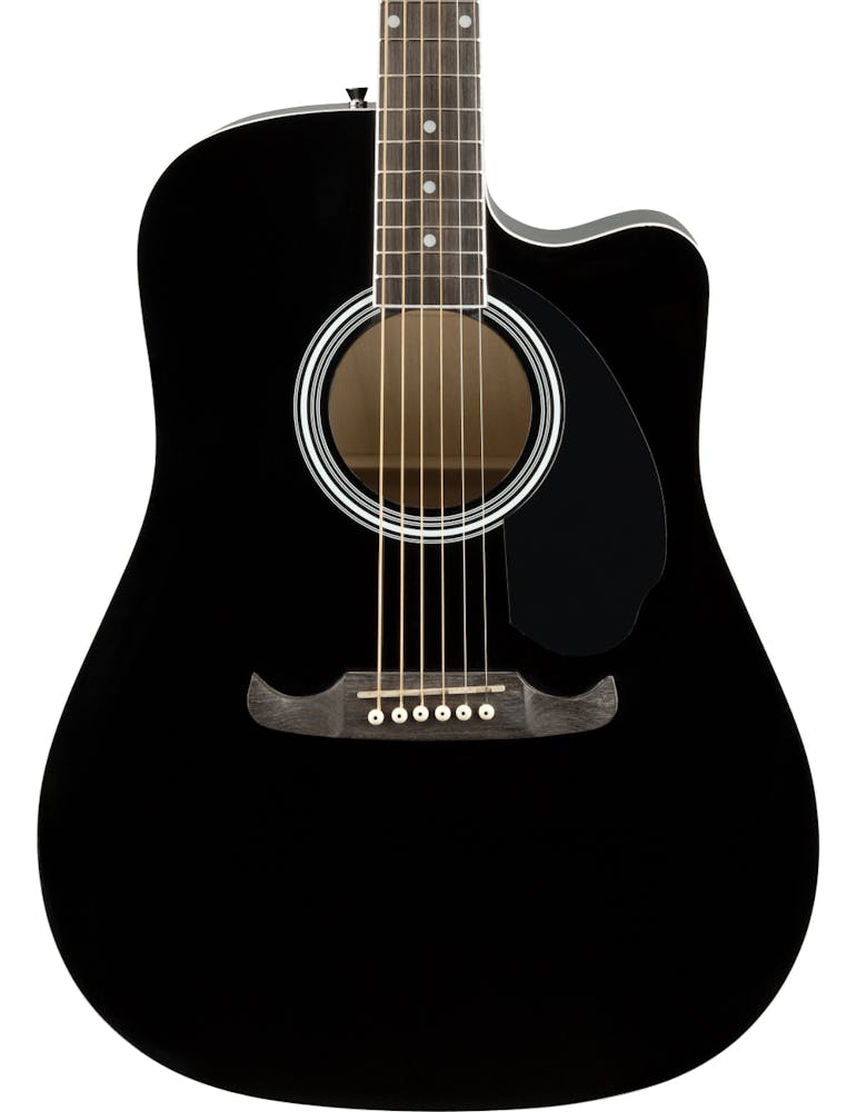 Fender FA-125CE Dreadnought Electro Acoustic Guitar in Black