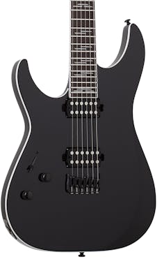 Schecter Reaper-6 Custom Left Handed Electric Guitar in Gloss Black