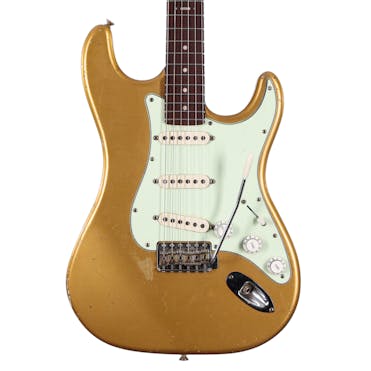 Hansen Guitars S-Style Electric Guitar in Gold Light Relic with Rosewood Fingerboard