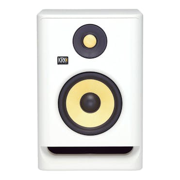 KRK RP5 G4 Monitor Speaker Bundle with Stands - White