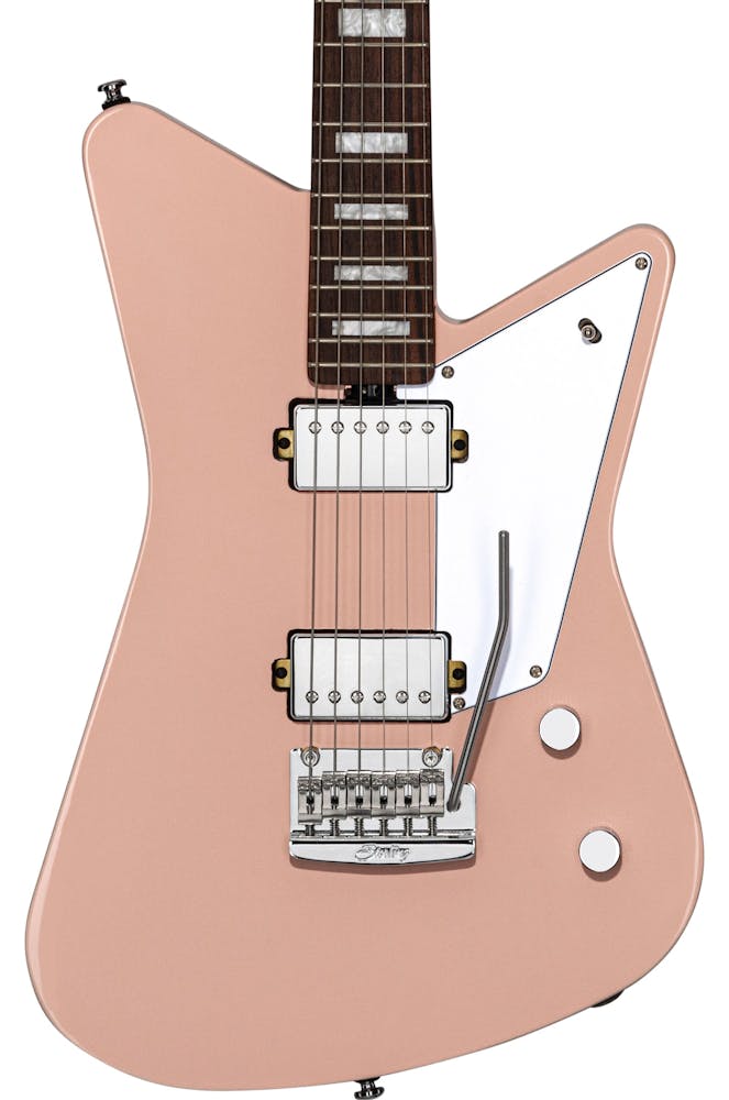 Sterling by Music Man Mariposa Electric Guitar in Pueblo Pink