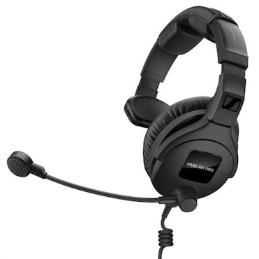 Sennheiser HMD 301 PRO Broadcast headset with ultra-linear headphone response (single sided, 64 ohm) and microphone