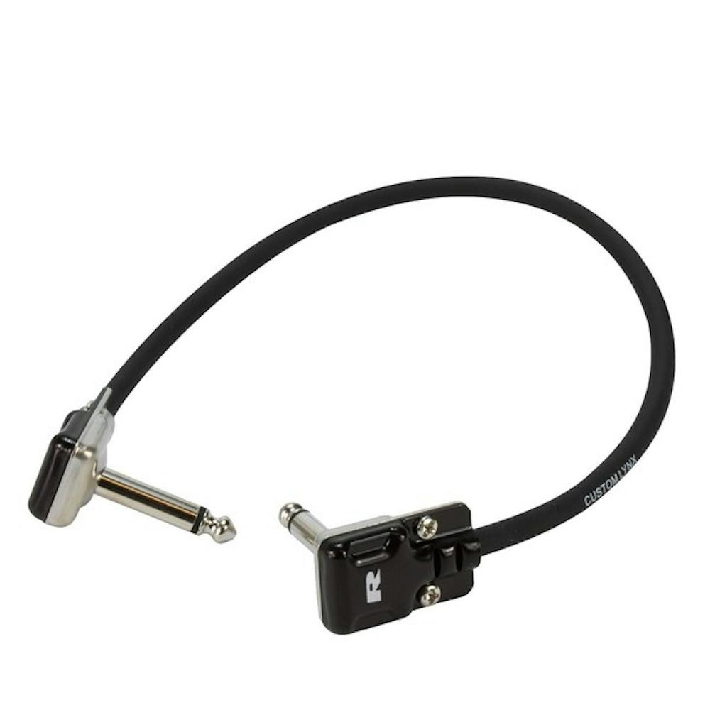 Andertons Pro Sound 6.3mm Right Angle-Right Angle Mono Patch Lead 300mm