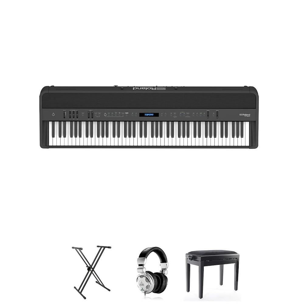 Roland FP90X Digital Piano Essentials Package - Black