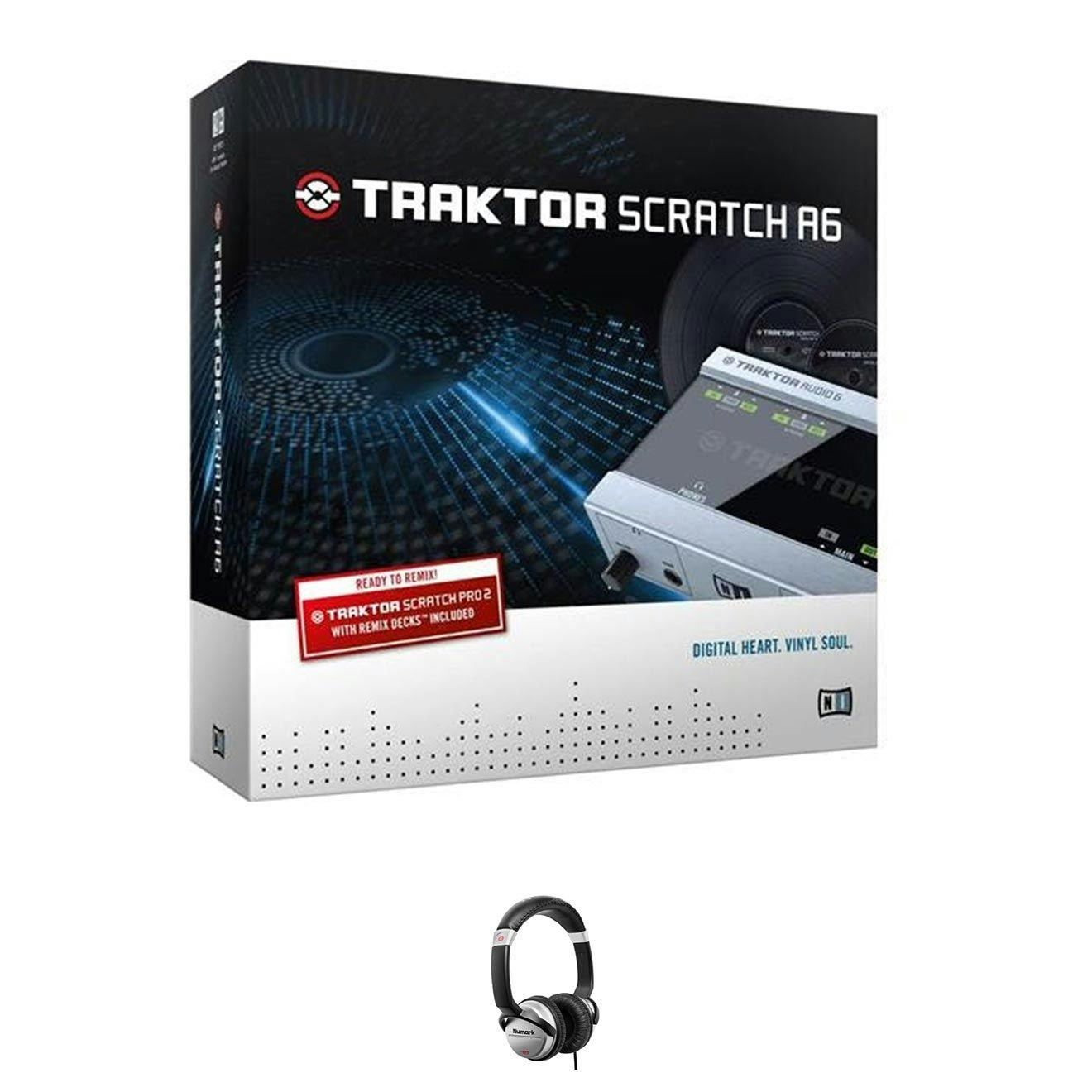 Native Instruments Traktor Scratch A6 Bundle with Headphones