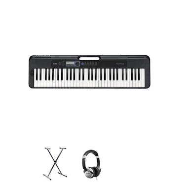 Casio CT-S300C5 Keyboard in Black Bundle