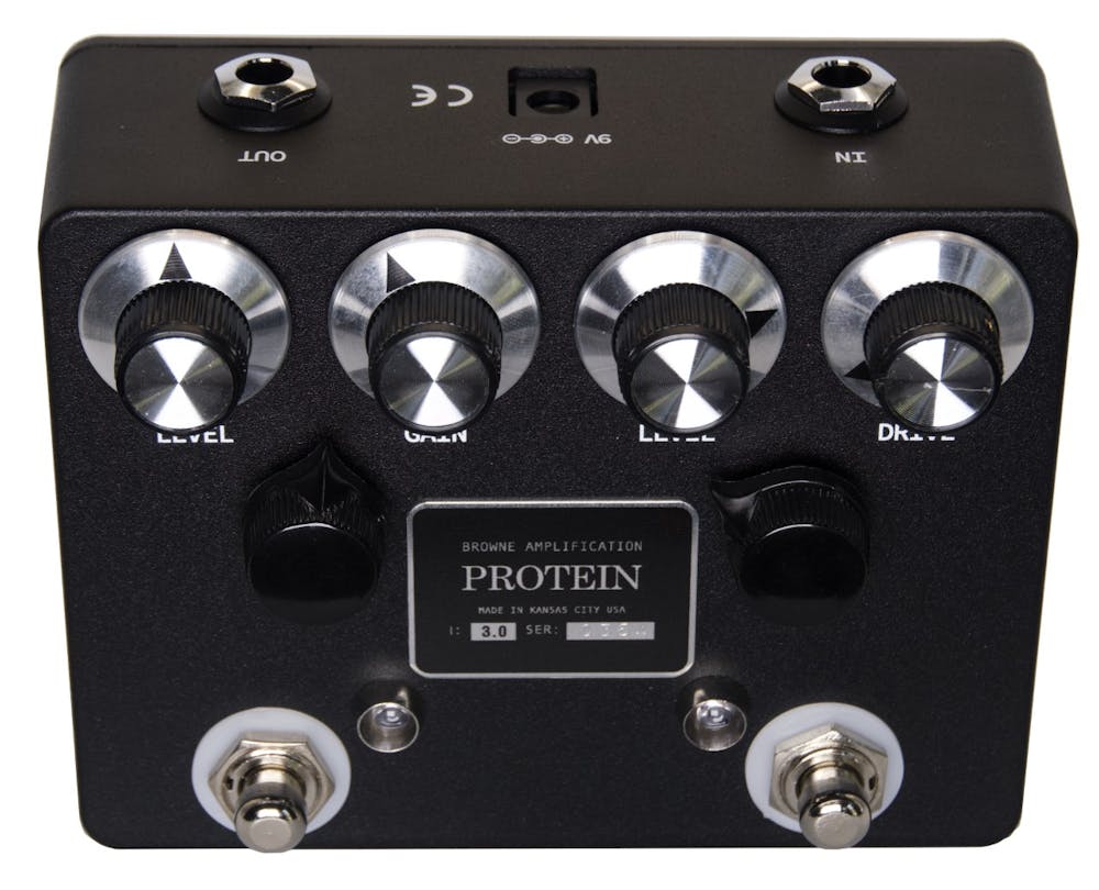 Browne Amplification 'The Protein' Dual Overdrive Pedal in Black