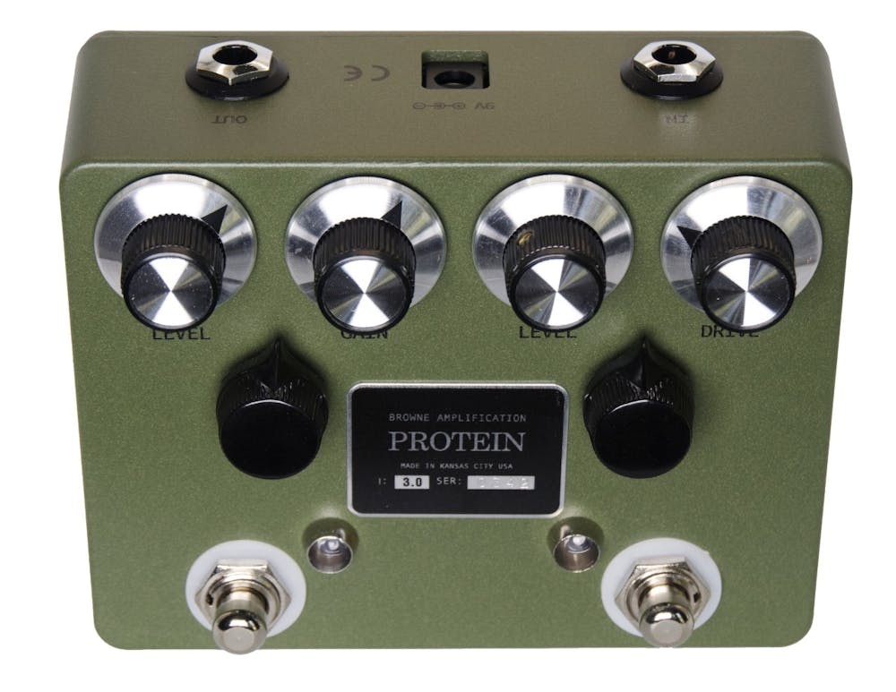 Browne Amplification 'The Protein' Dual Overdrive Pedal in Green