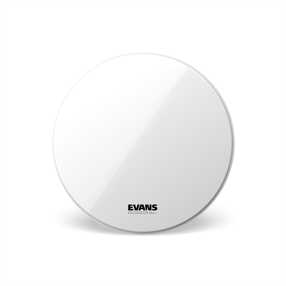Evans BD 20" EQ3 Resonant Bass Drum Coated in White