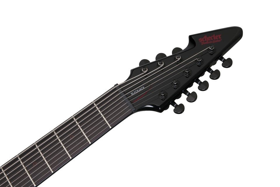 Schecter BLACKJACK A-8 Electric Guitar in BLK - Andertons Music Co.