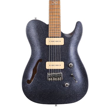 Chapman ML3 Pro Traditional Semi-Hollow Electric Guitar in Atlantic Blue Sparkle