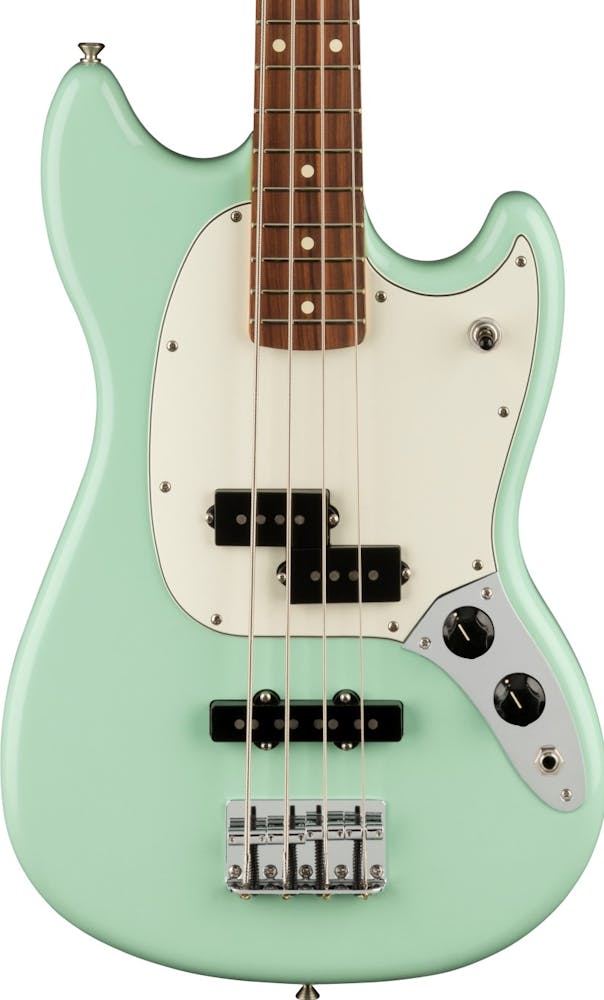 Fender Limited Edition Player Mustang Bass PJ in Surf Green