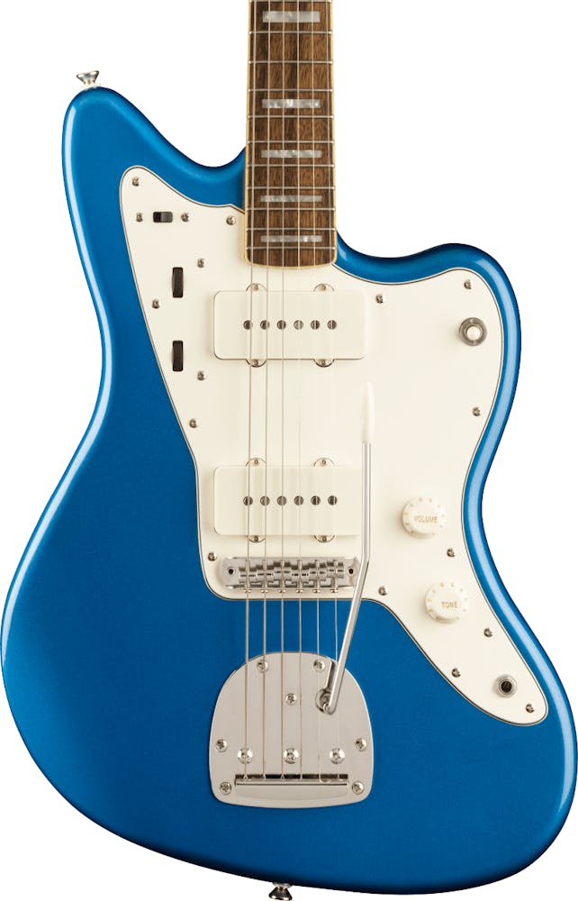 Squier FSR Classic Vibe '70s Jazzmaster Electric Guitar in Lake Placid Blue with Matching Headstock