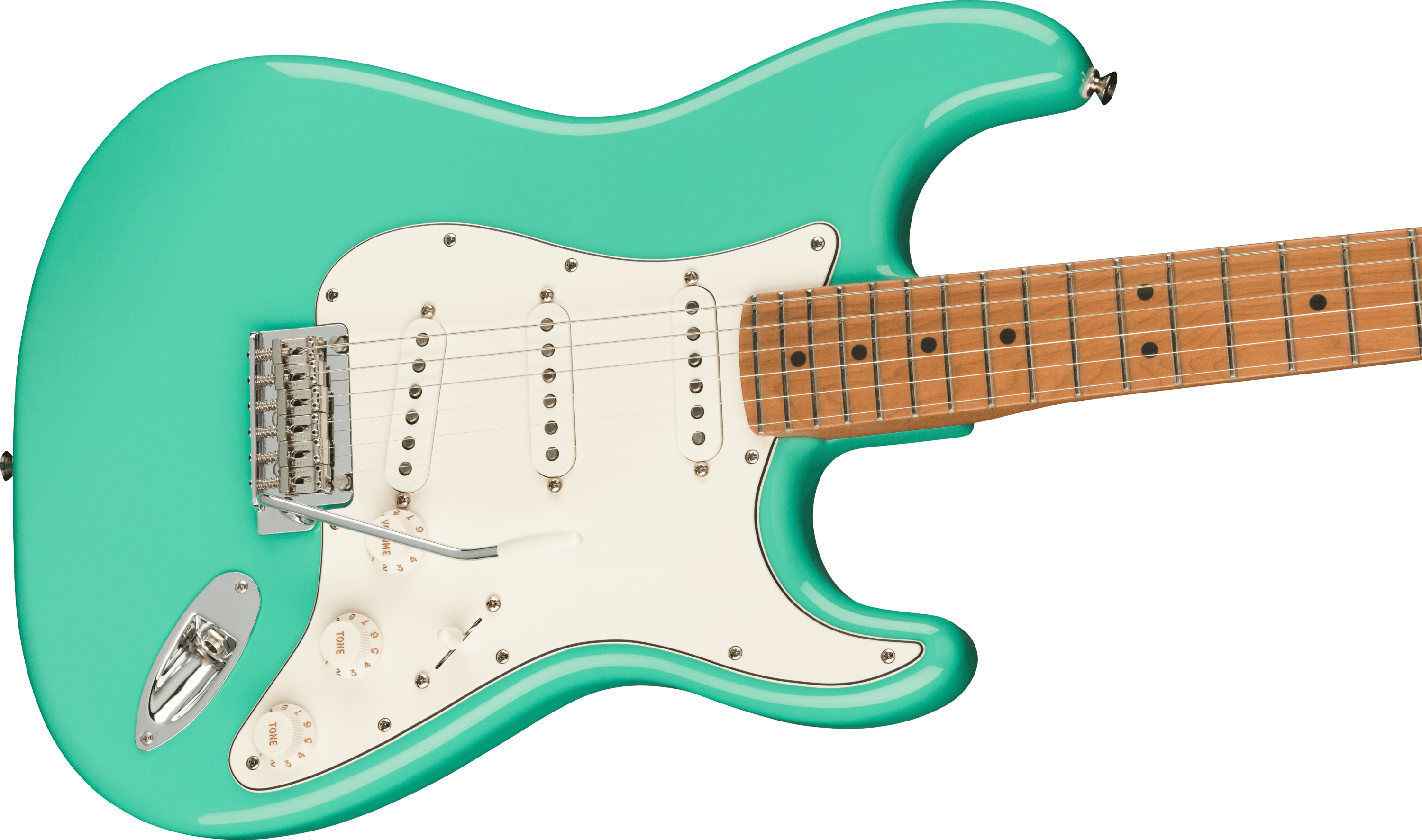 Fender Limited Edition Player Stratocaster Electric Guitar in Seafoam ...