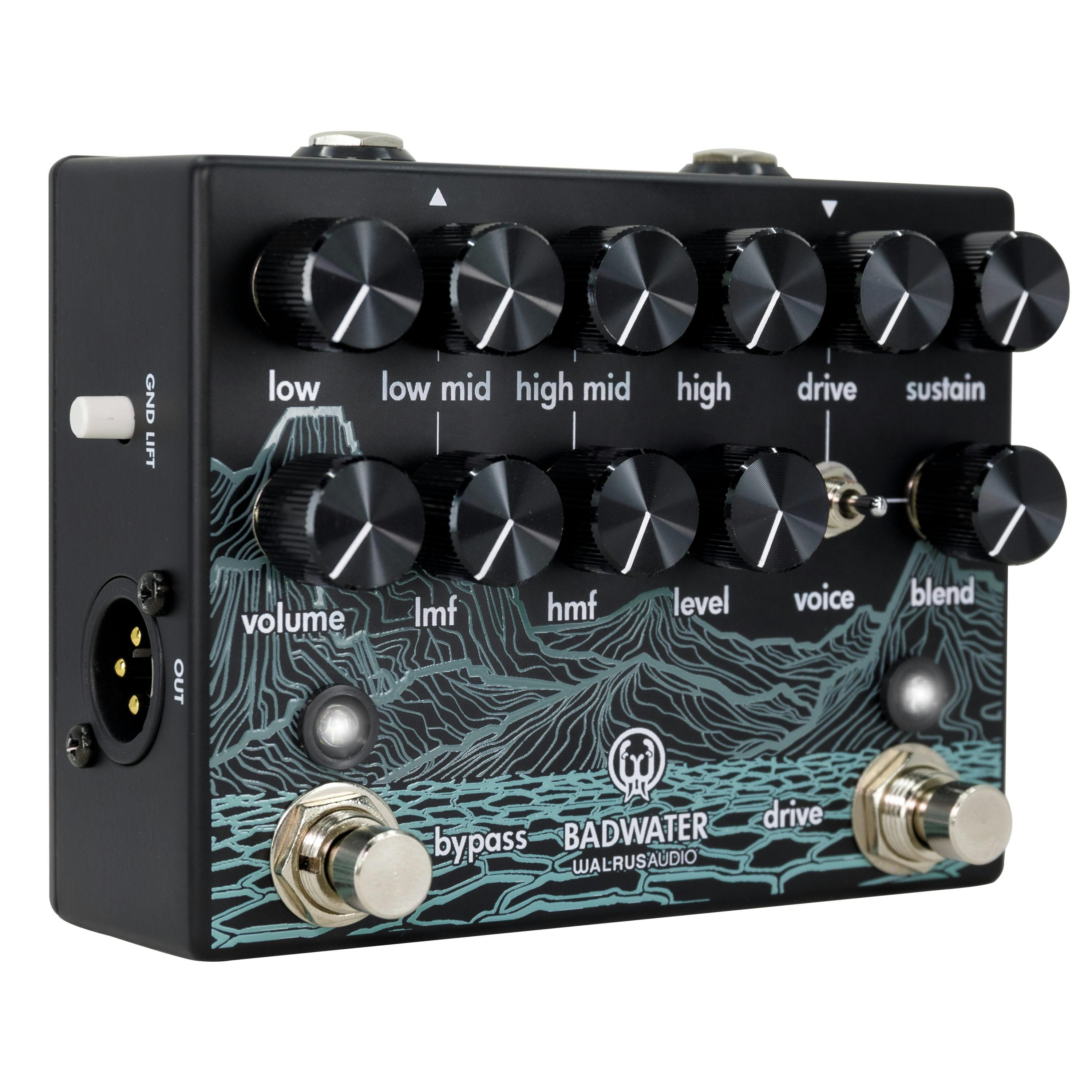 Walrus Audio Badwater Bass Preamp & D.I. Pedal - Andertons Music Co.