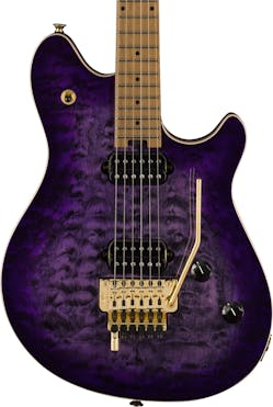 EVH Wolfgang Special QM Electric Guitar in Purple Burst