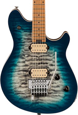 EVH Wolfgang Special QM Electric Guitar in Indigo Burst With Baked Maple Fretboard